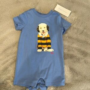 Ralph Lauren dog print shortall